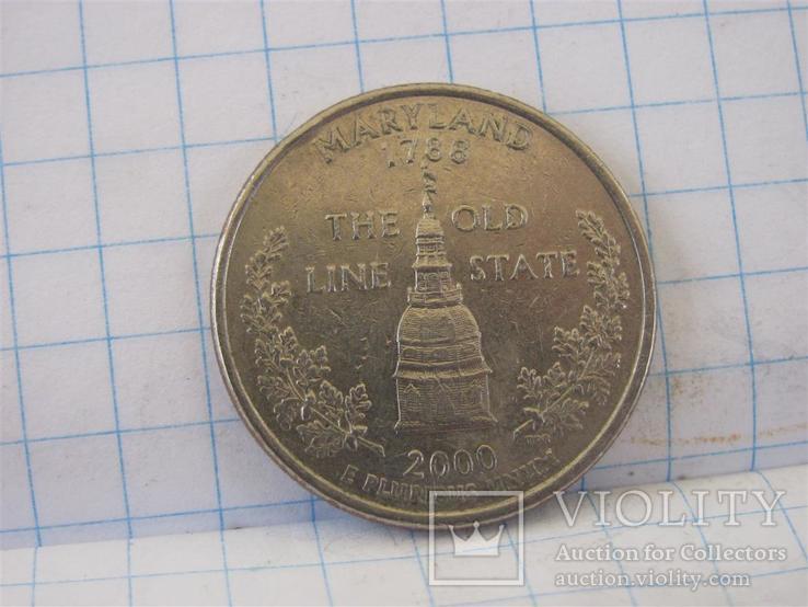 25 центов 2000 Мериленд, фото №2