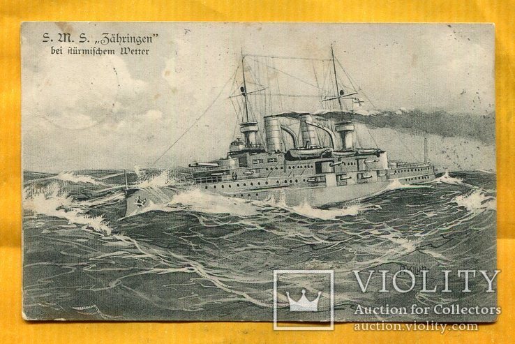  Корабль Военный Флот Германия 1906 г, фото №2