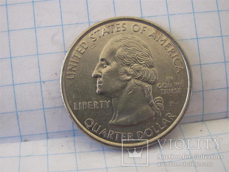25 центов 1999 Джорджия, фото №3