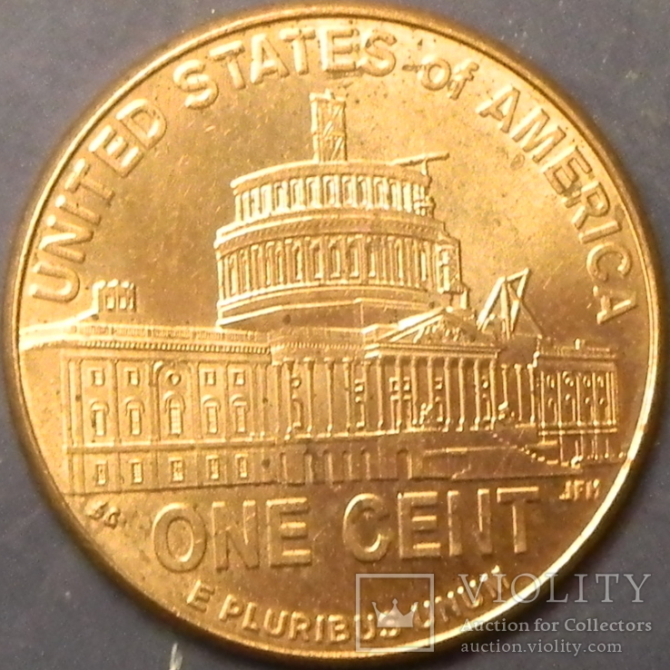 1 цент США 2009 Президенство Лінкольна, фото №2