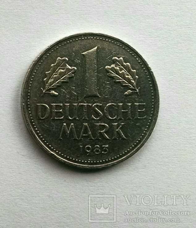 1 марка Германия 1983г, фото №2