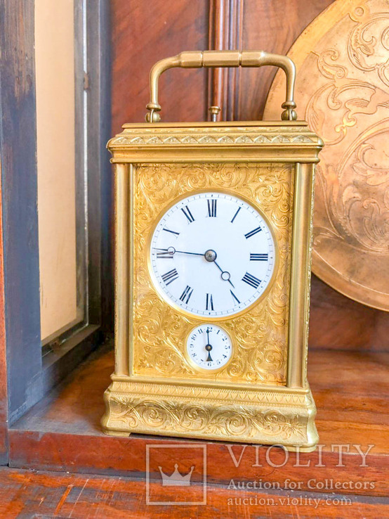Французские каретные часы - Grande sonnerie, фото №5