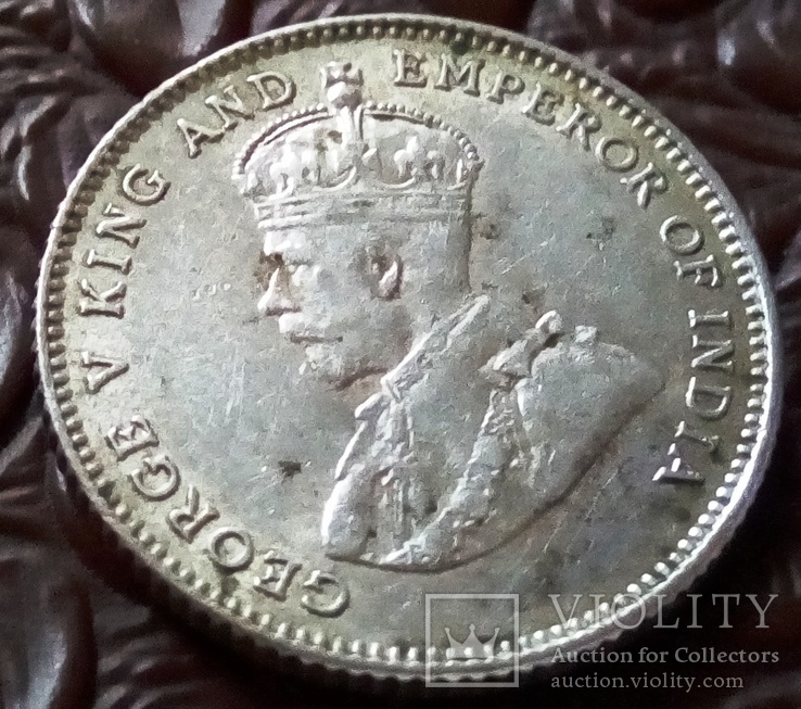 10 центів 1926 року Стрейтс Сетлеменс Колонія Великої Британії, фото №3