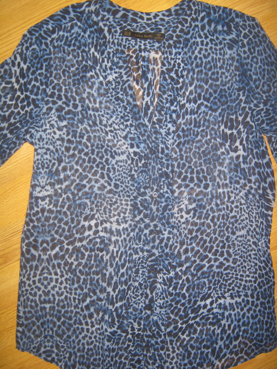 Шифонова блузка роз.s, фото №3