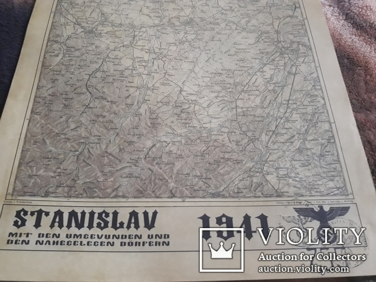 Копия немецкой карты Станислав, фото №2