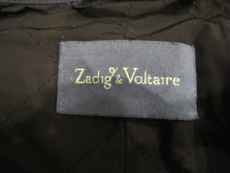 Модное мужское пальто-плащ Zadig g Voltair оригинал в отличном состоянии, фото №10