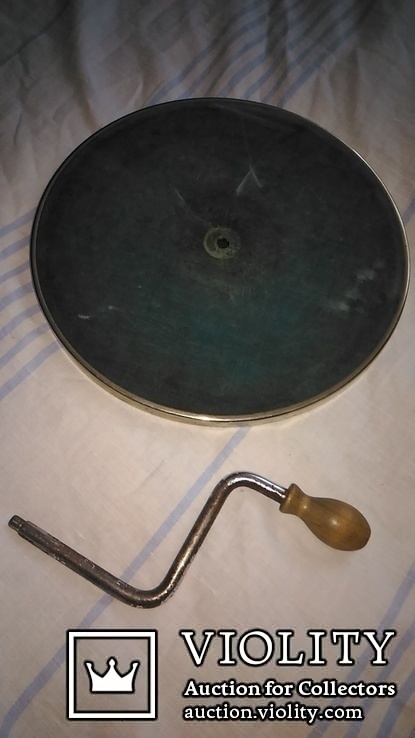 Ручка и диск от патифона, фото №2