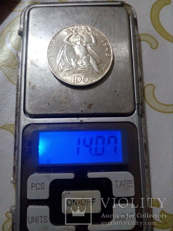 100 крон 1948 unc Чехословакия серебро, фото №4