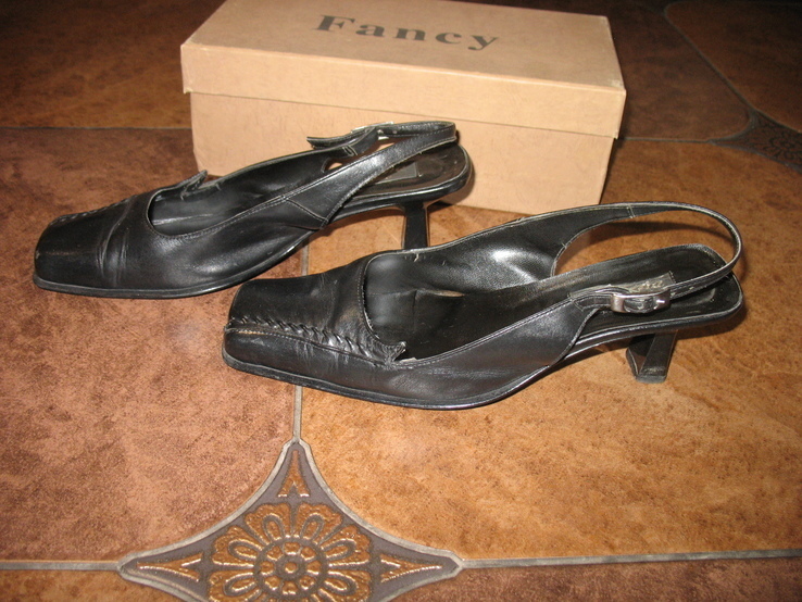Туфли женские кожаные, размер 39, фото №3
