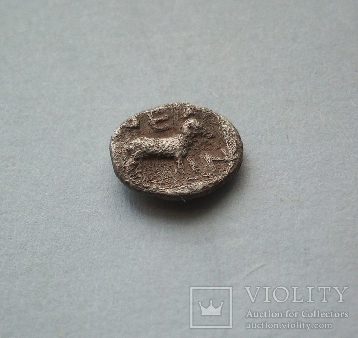 Обол, Троада, г.Неандрия, 5 в.до н.э. серебро, фото №9