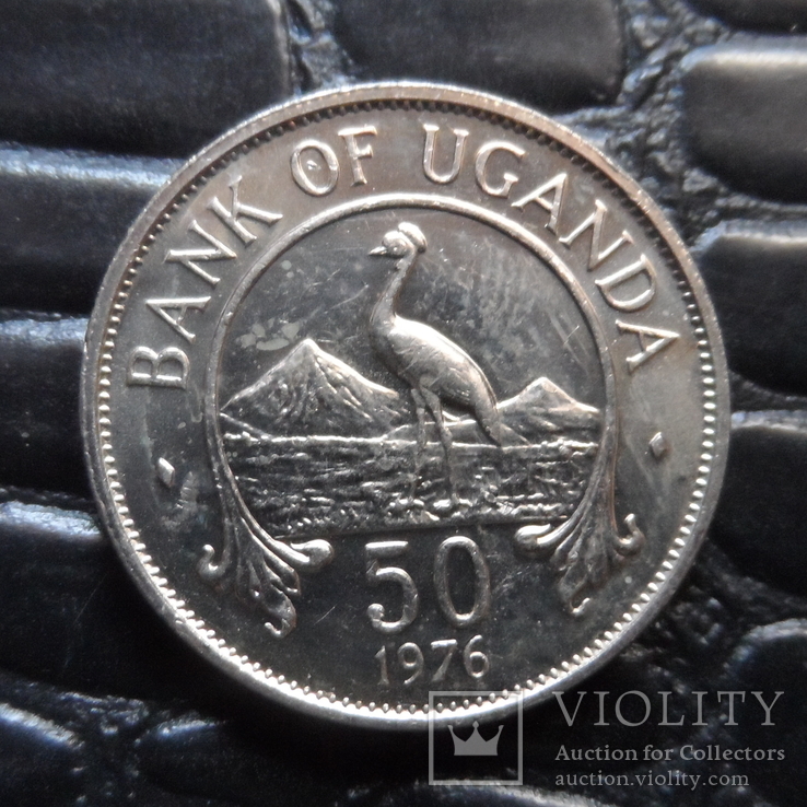 50 центов 1976 Уганда UNC    (Ъ.8.2) ~, фото №2