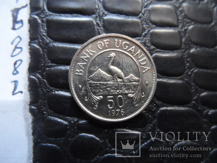 50 центов 1976 Уганда UNC    (Ъ.8.2) ~, фото №4