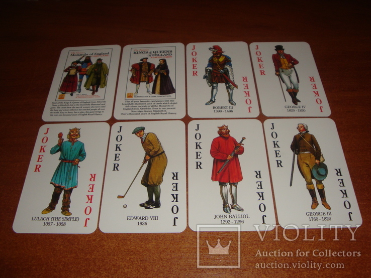 Игральные карты Kings &amp; Queens of Scotland, 1992 г., фото №6