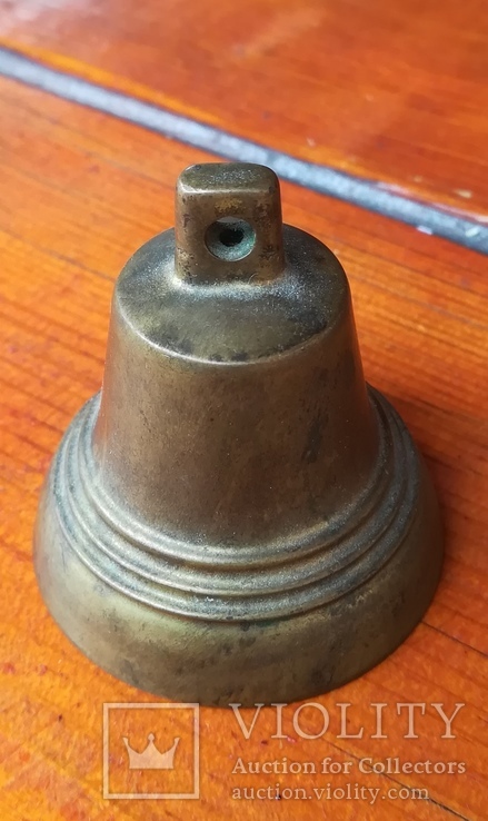 Старинный бронзовый колокольчик