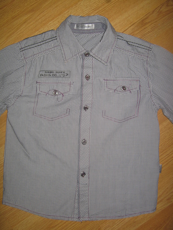 Коттонова сорочка на 116-122см, фото №3