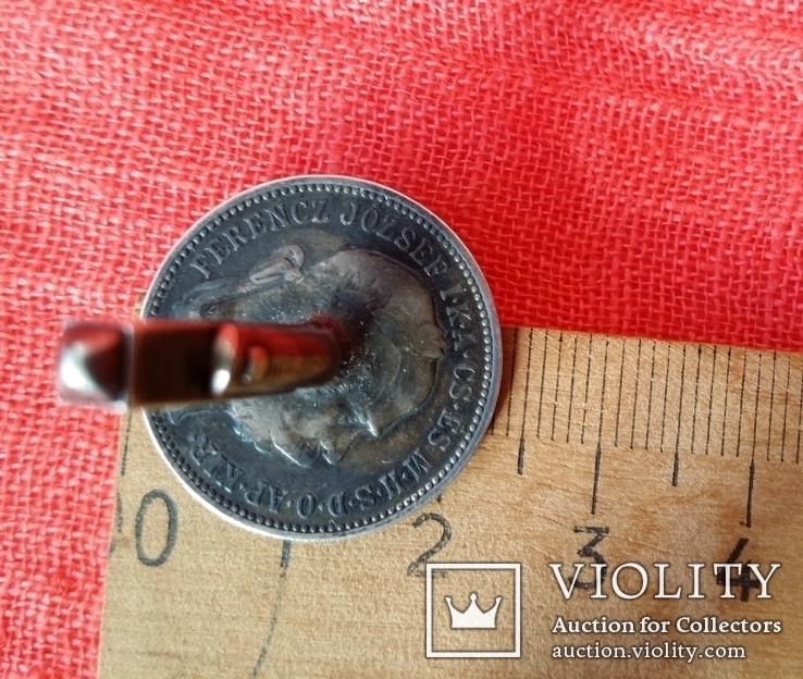 Запонки из серебряных монет  Австрия, фото №7