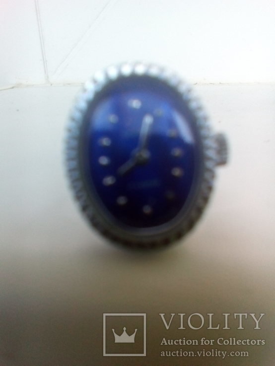 Часы кольцо Чайка 17 камней, фото №5