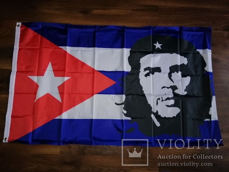 Флаг Куба с Че Геварой