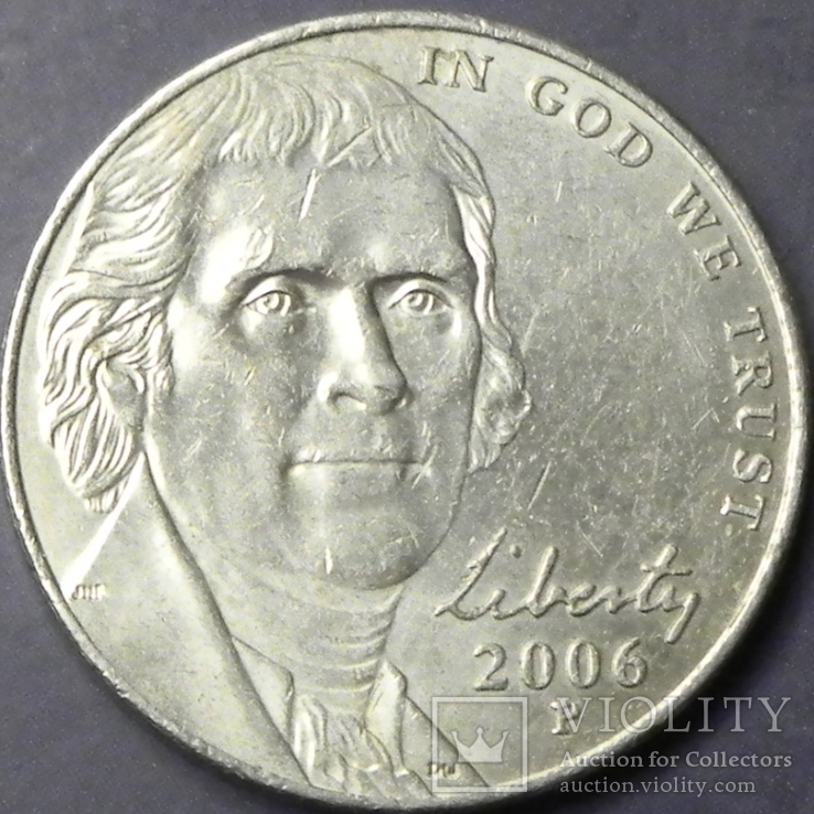 5 центів США 2006 P, фото №2