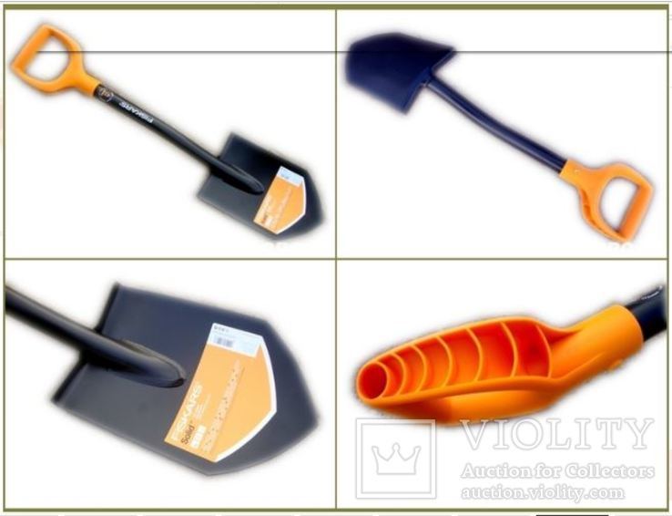 Лопата саперная Fiskars Solid 131417 + Чехол для лопаты пиксель (85 см на всю длину), фото №13