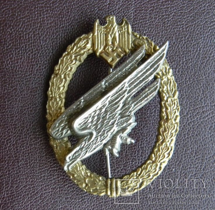 Знак парашютиста Сухопутных войск 1937-1938 гг, копия, фото №2