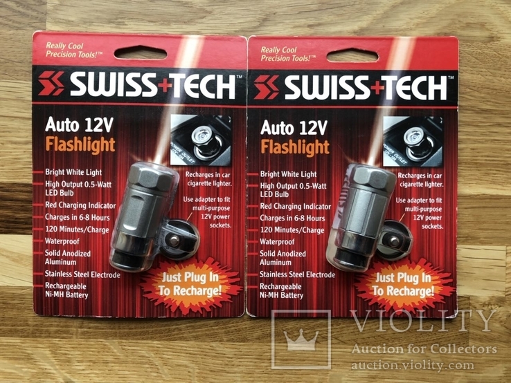 Фонарь Swiss+Tech Auto 12V Flashlight (ST50070ES) + Шагометр Adidas Speed Cell, фото №2