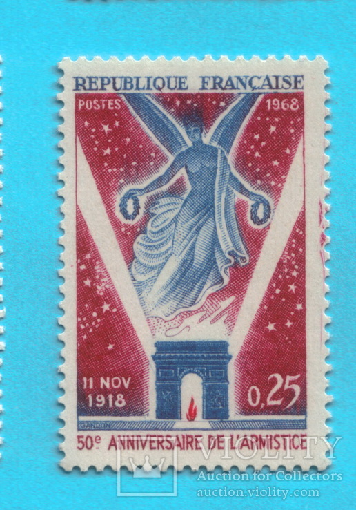 Франция 1968 год , MNH.