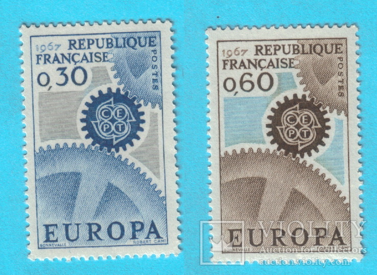 Франция 1967 год серия, MNH.