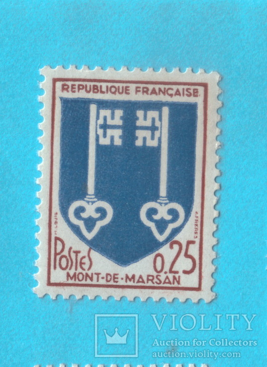 Франция 1966 год, MNH