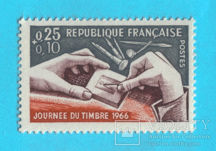 Франция 1966 год, MNH
