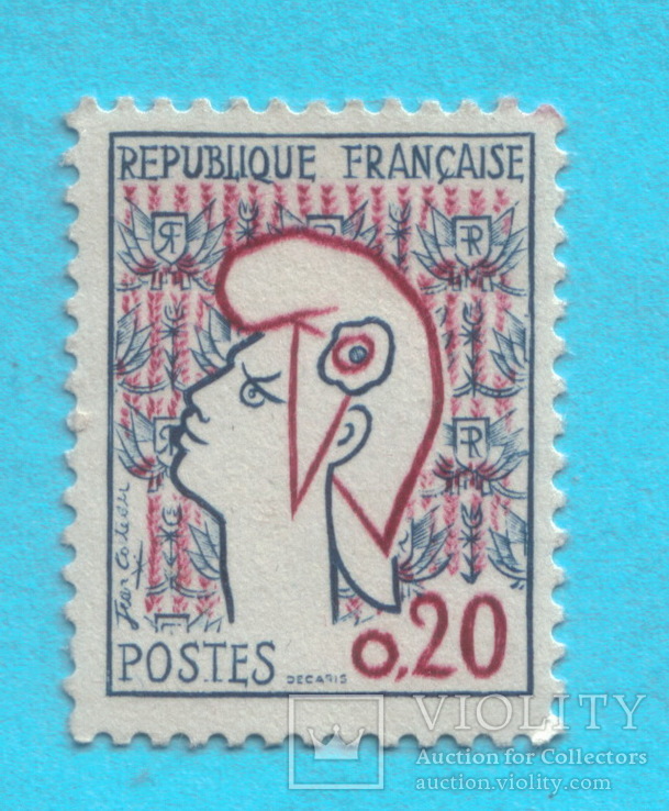 Франция 1961 год, MNH