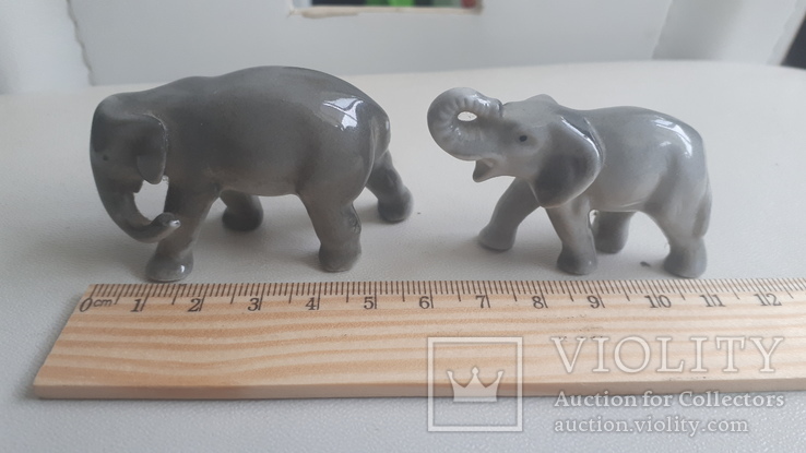 Мини статуэтки слонов 2 шт.Германия