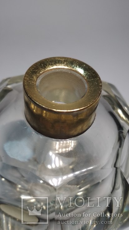 Старинная парфюмерная бутылка,серебро, слоновая кость., фото №6