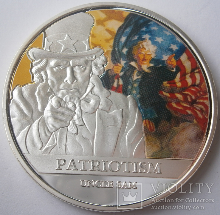Монетовидный сувенир Монета Эротика Дядя Сэм, фото №2
