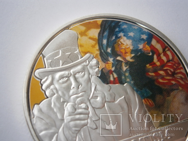 Монетовидный сувенир Монета Эротика Дядя Сэм, фото №6