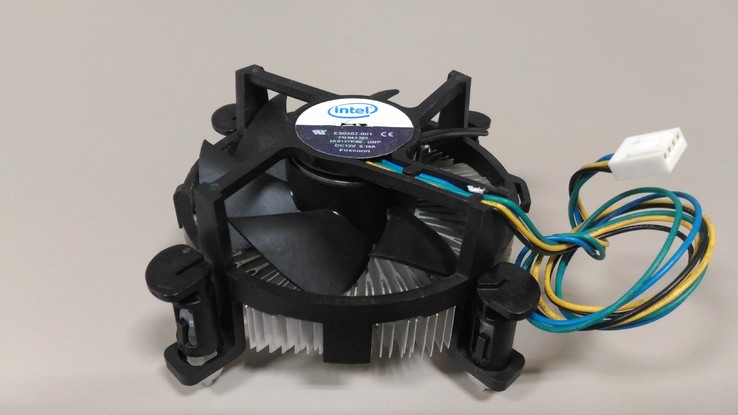 Вентилятор, кулер, система охлаждения CPU Intel Original, 4-pin, LGA 775, медная вставка, фото №4