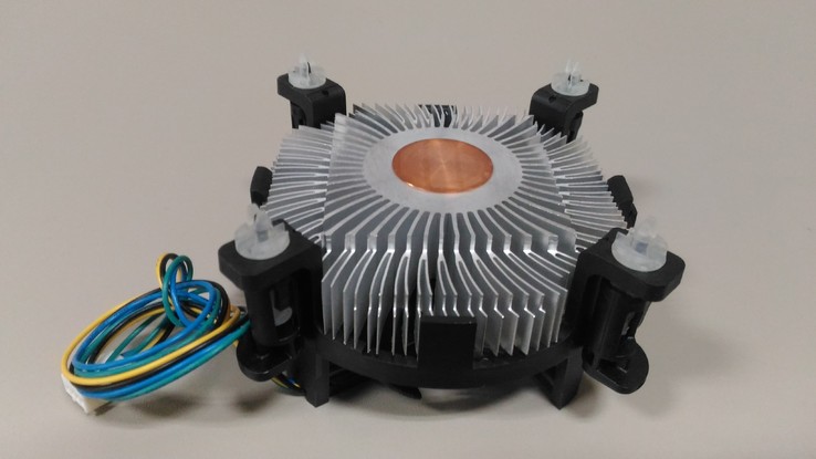 Вентилятор, кулер, система охлаждения CPU Intel Original, 4-pin, LGA 775, медная вставка, photo number 6