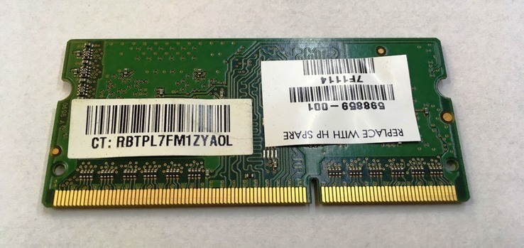 2 Модуля памяти DDR3-1333 (Samsung+Micron) 1ГБ и 2ГБ, фото №6