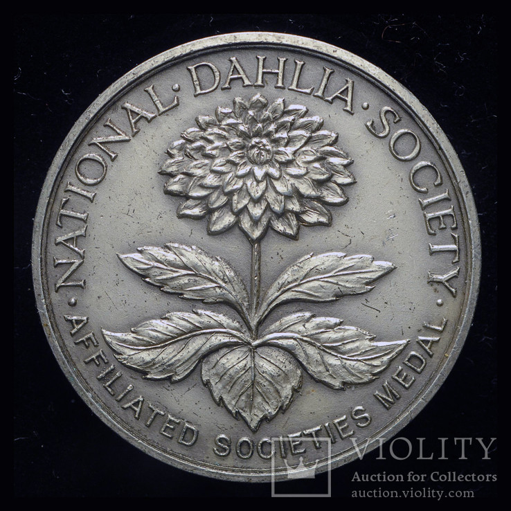 Англия медаль Dahlia society