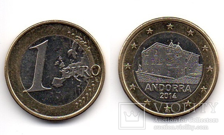 Andorra Андорра - 1 Euro 2014 UNC JavirNV