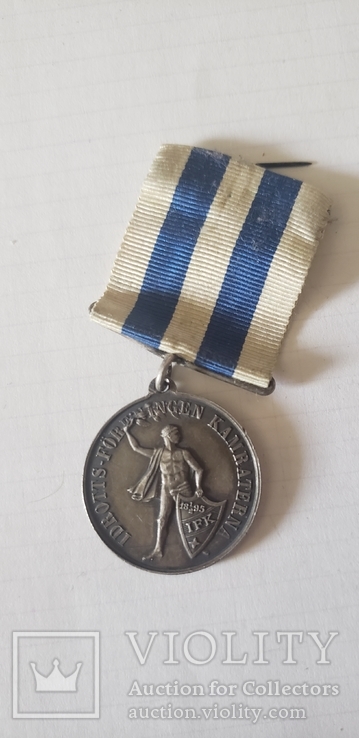 Швеция медаль  1895 год, фото №2