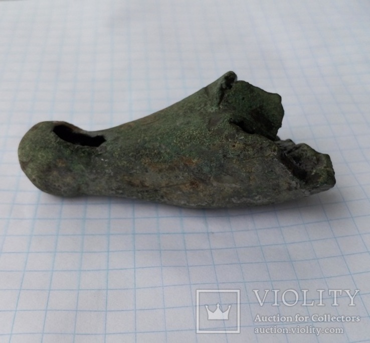  Кінцівка ритону або  ніс від римської лампади, фото №8