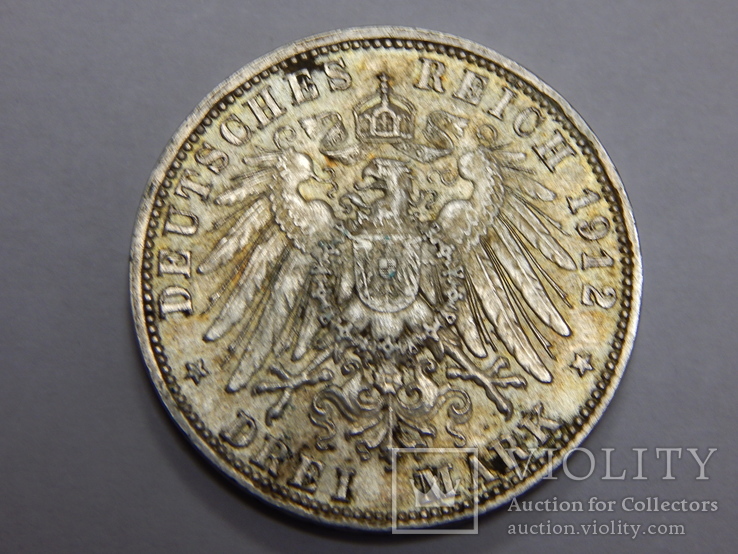 3 марки, 1912 г Бавария