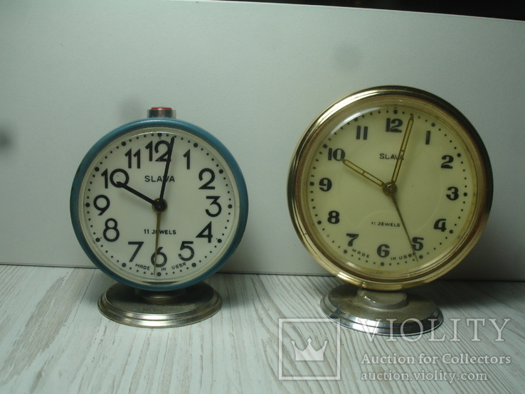 Часы будильник Слава 1957 Экспортные, фото №2
