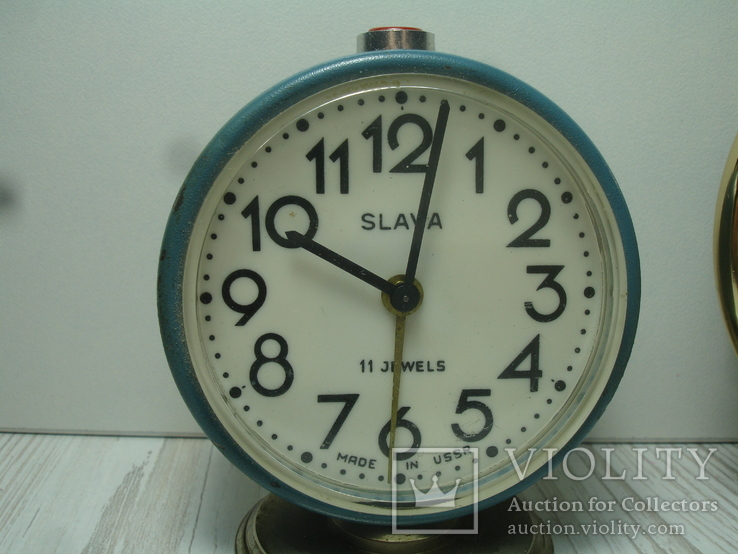 Часы будильник Слава 1957 Экспортные, фото №3