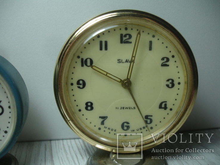 Часы будильник Слава 1957 Экспортные, фото №4