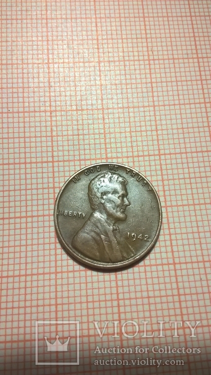 1 цент 1942, фото №2