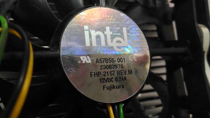 Вентилятор, кулер, система охлаждения CPU Intel Original, 3-pin, LGA 478, photo number 4