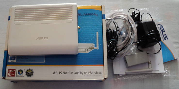 ADSL модем Asus на 4 порта с WiFi, numer zdjęcia 2