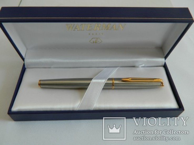 Перьевая ручка Waterman Stainless Steel GT 12010, фото №3